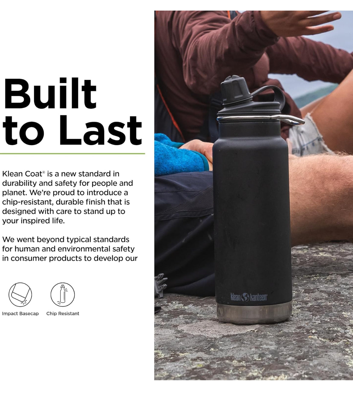 Klean Kanteen TKWIDE with Chug Cap 32 Oz (2 Colors)