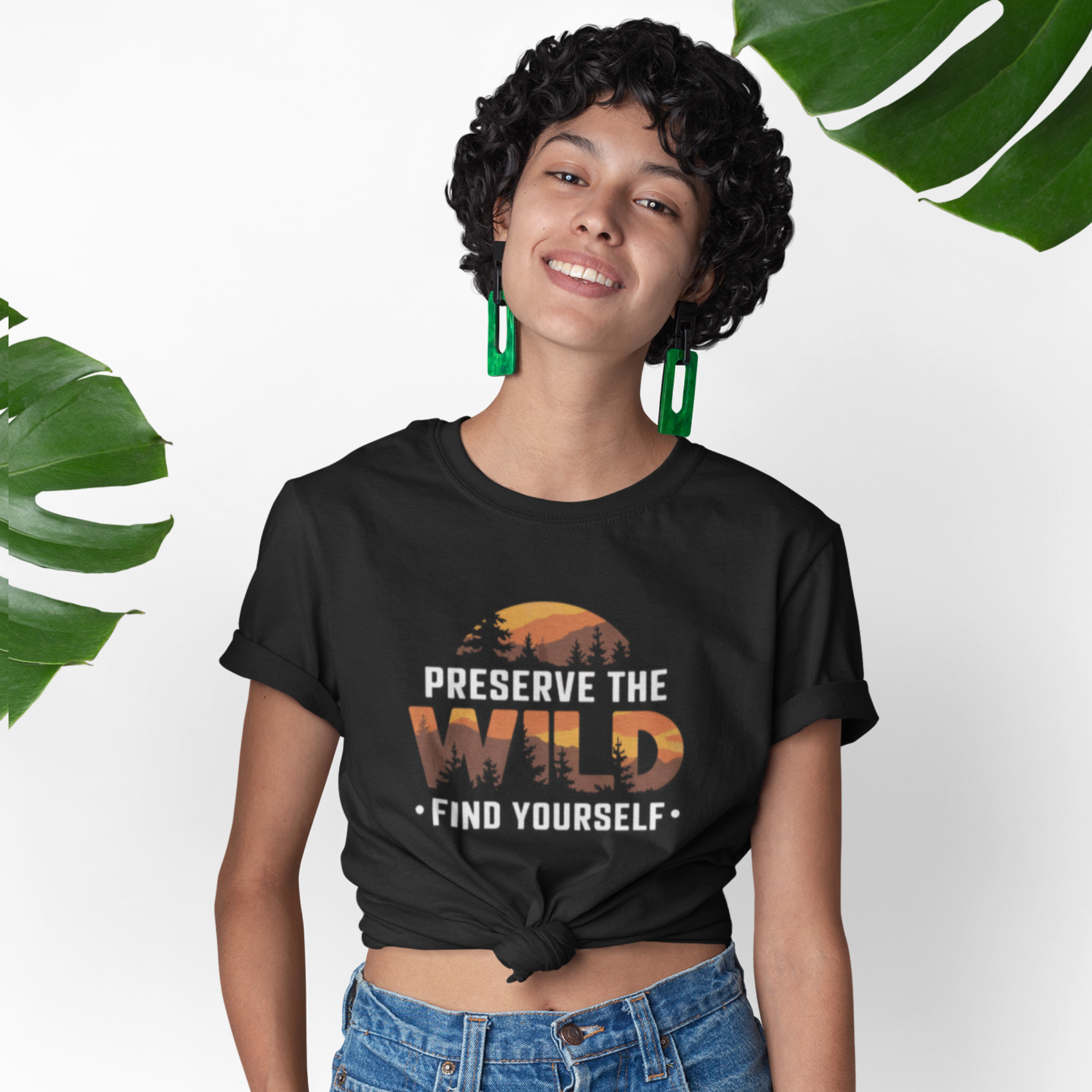 "Preserve The Wild" 100% Organic Cotton T-shirt (5 Colors - Women's)