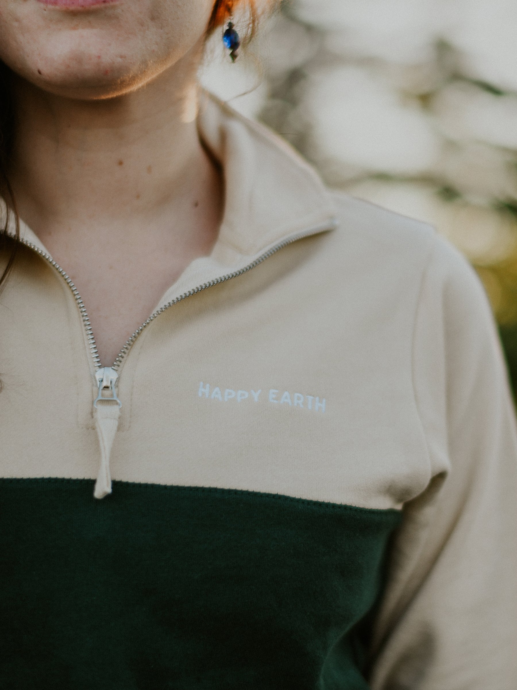 Mountain Sunset Quarter-zip by Happy Earth