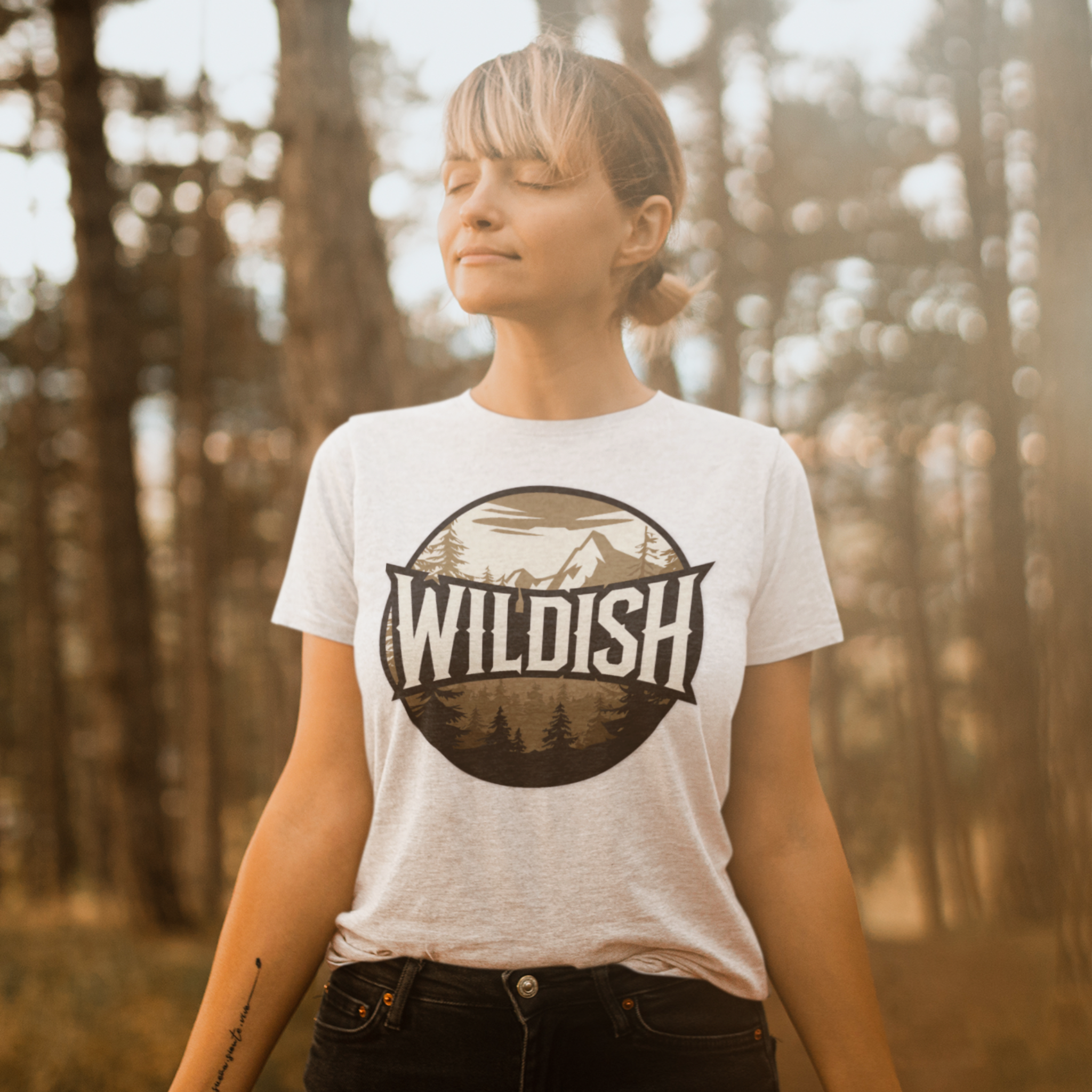 Wildish 100% Organic Cotton T-shirt (6 Colors - Women's)