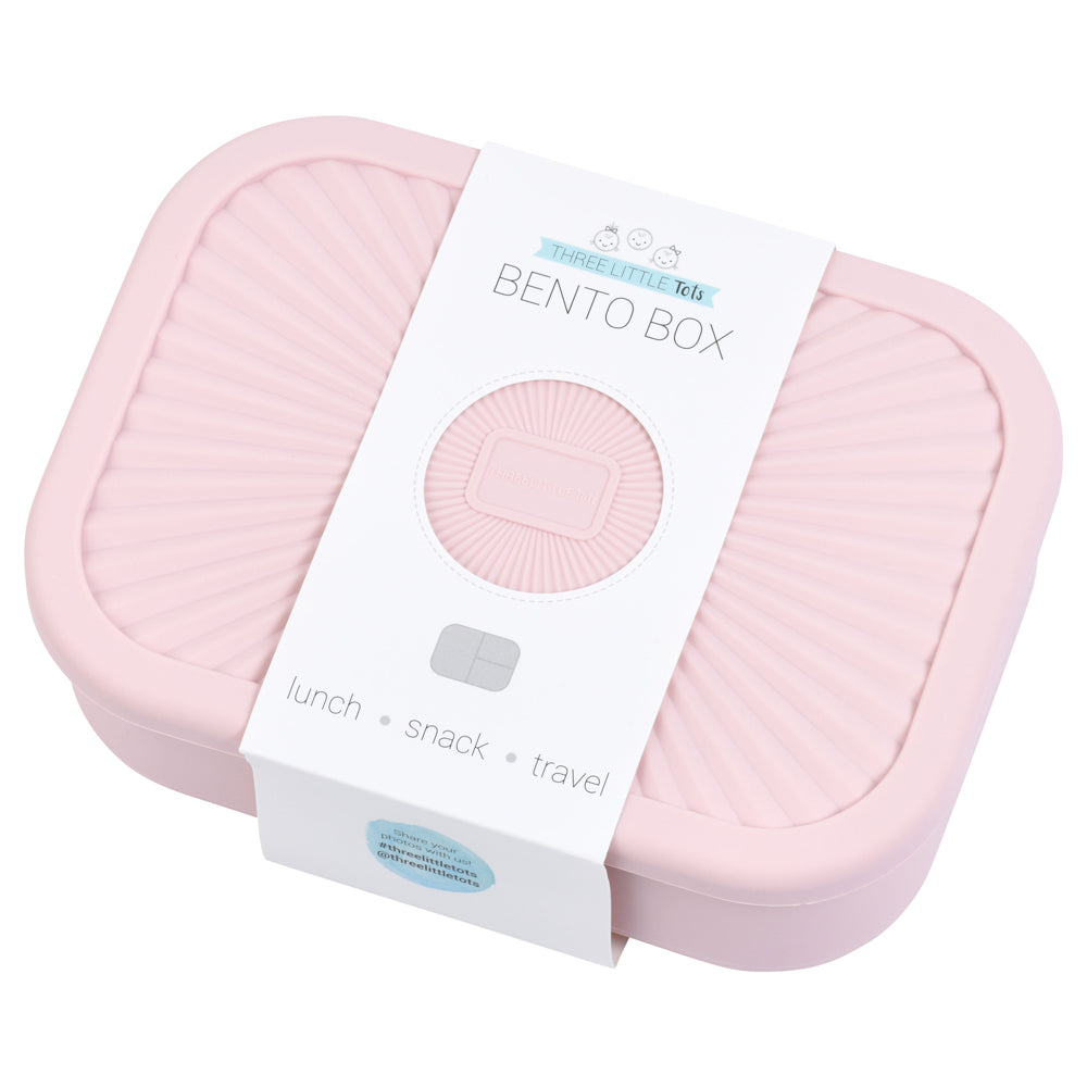 Ballet Pink Silicone Bento Box by Three Little Tots