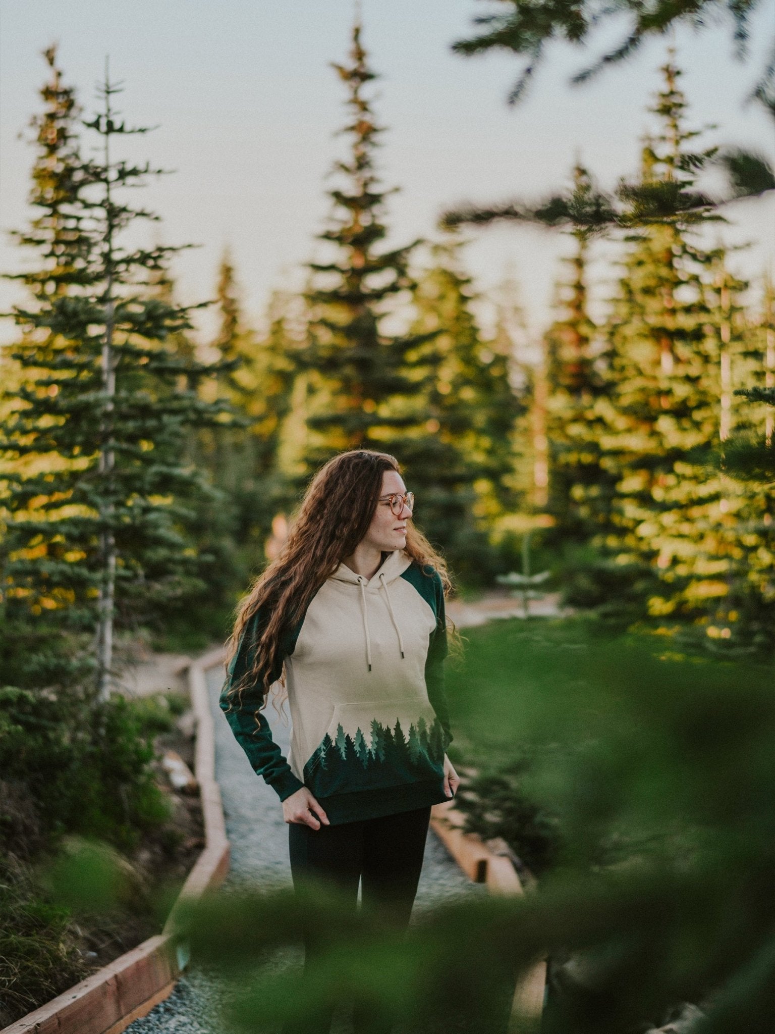 Fading Forest Hoodie by Happy Earth