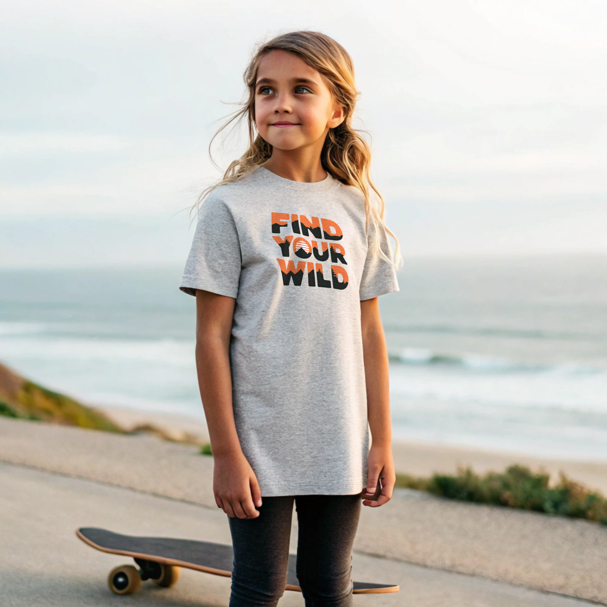 Find Your Wild 100% Organic Cotton Kids T-shirt (3 Colors)