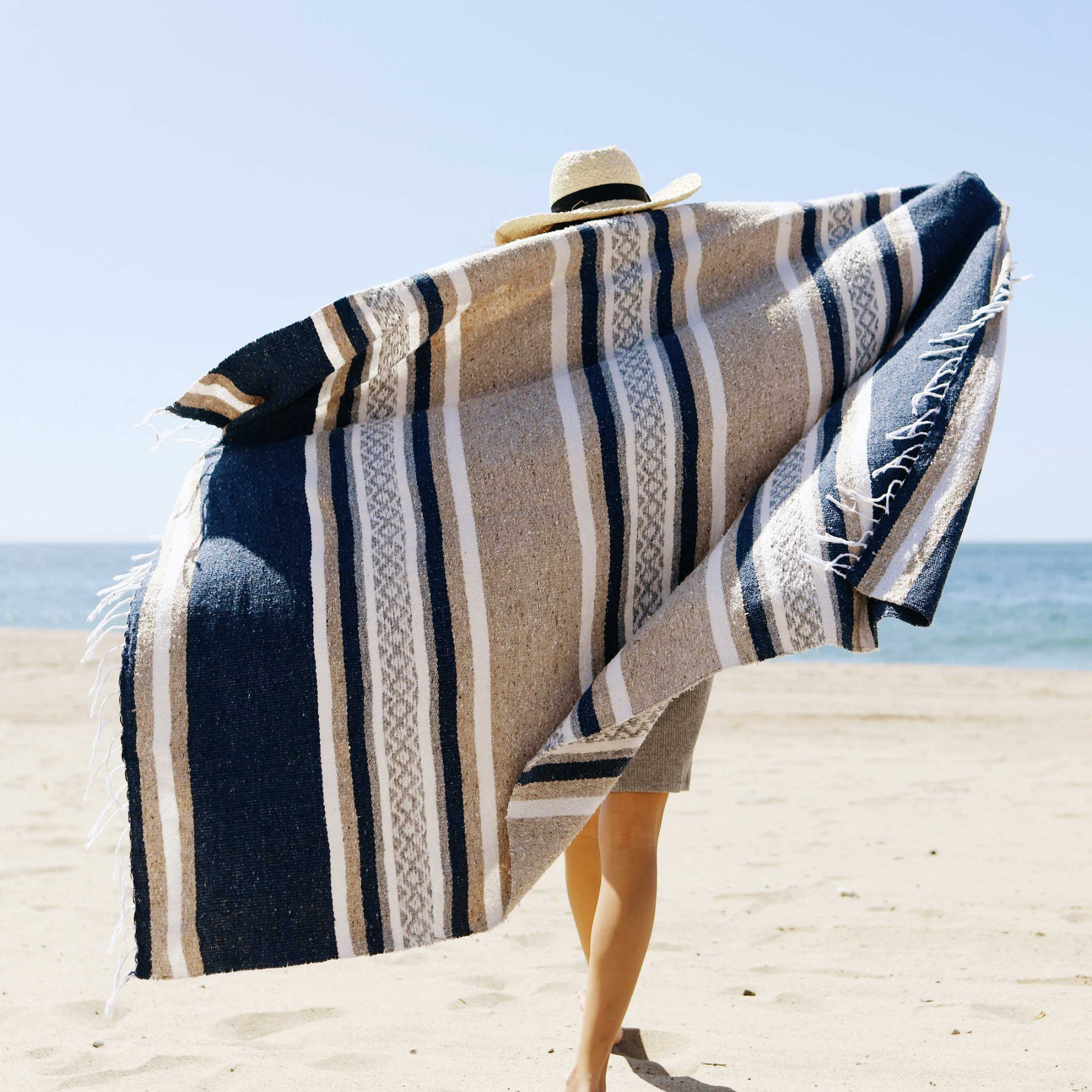 Slate & Sand Cabo Mexican Blanket by Laguna Beach Textile Company