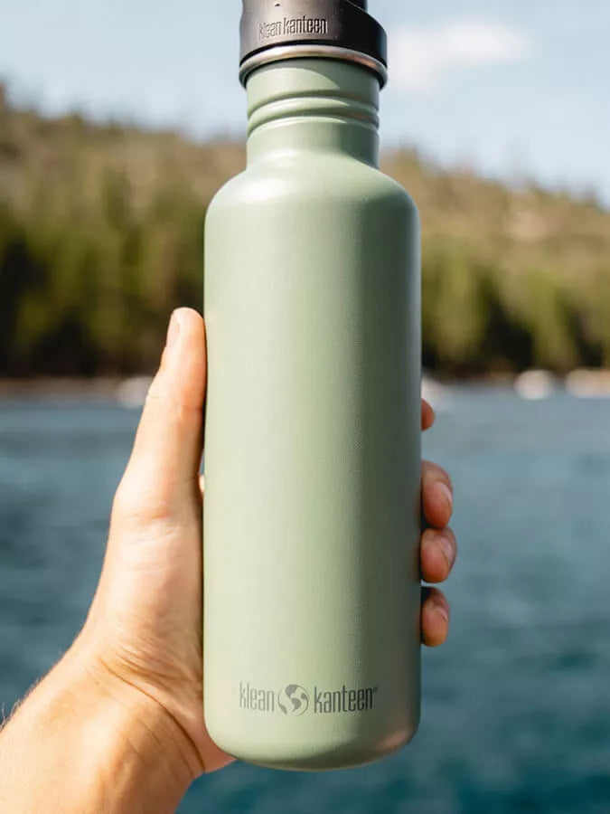 Klean Kanteen Stainless Steel Water Bottle - 18 Oz (4 Colors)