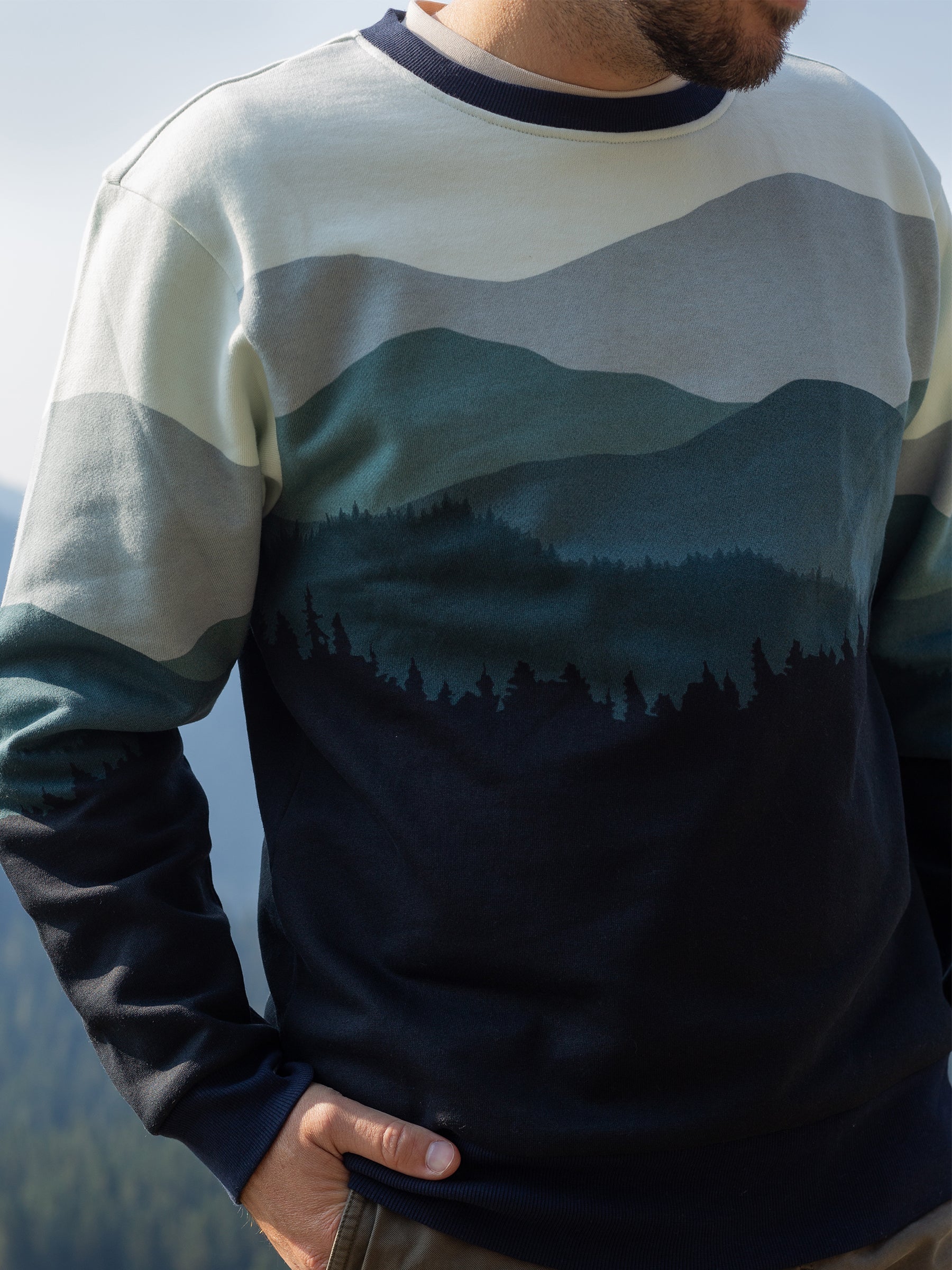 Smokey Mountains Pullover by Happy Earth