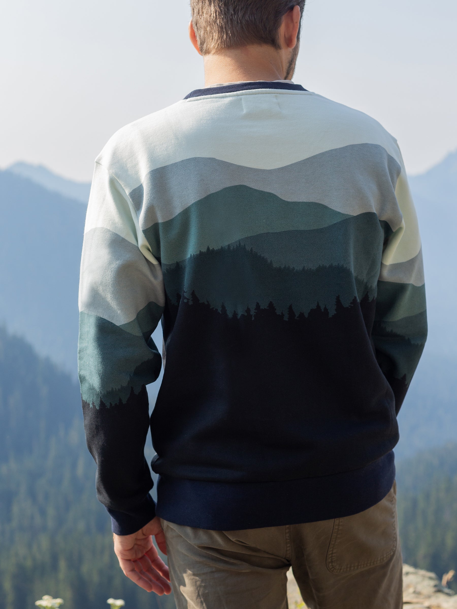 Smokey Mountains Pullover by Happy Earth