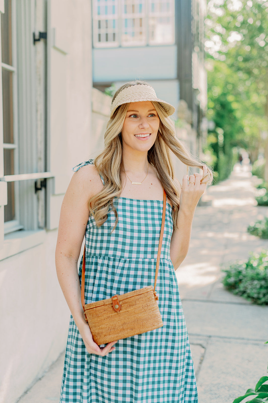 STRAW SUN VISOR by POPPY + SAGE - (7 Colors Available)