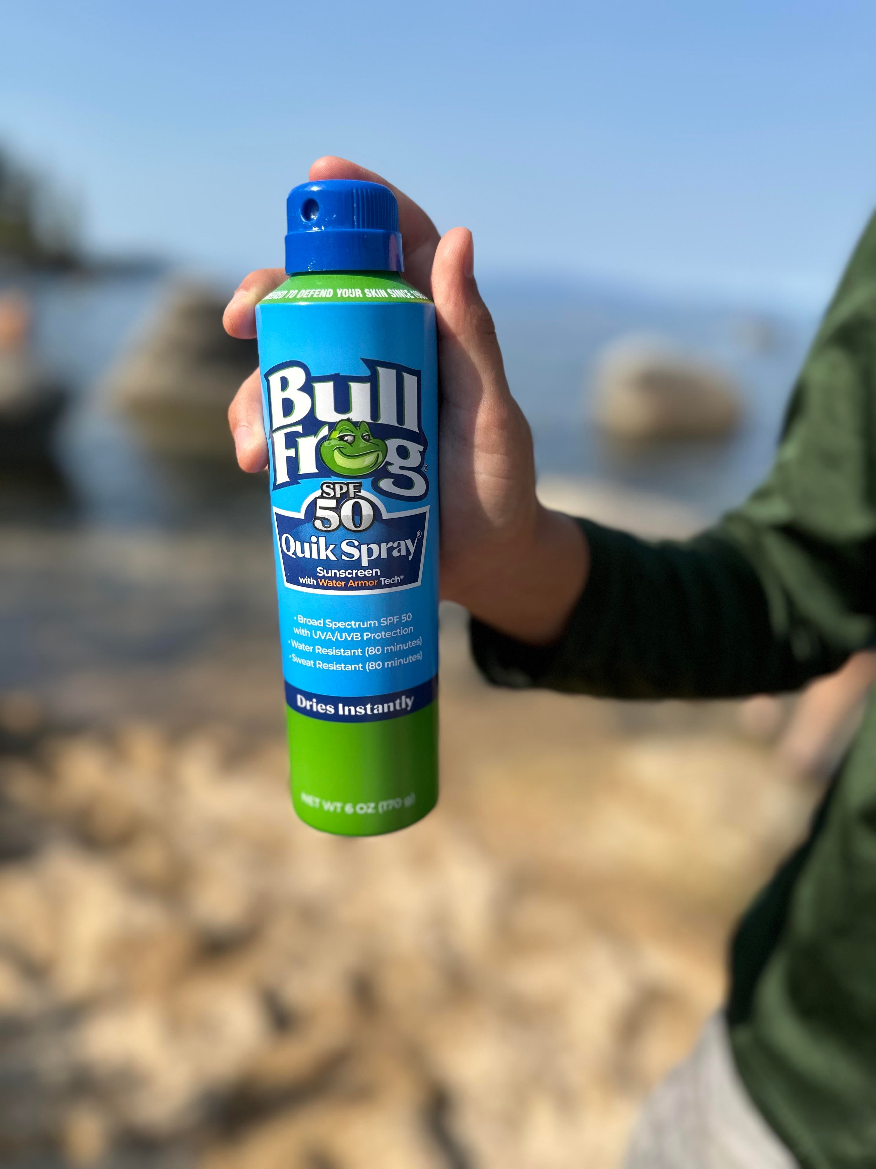 Bull Frog Quick Spray SPF50 - 6 Oz