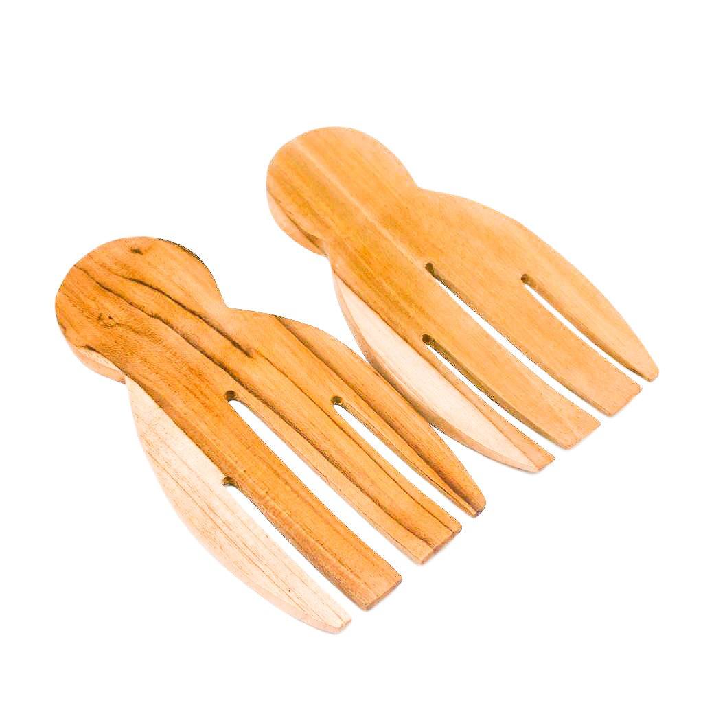 VINTAGE-STYLE TEAK SERVING UTENSILS by POPPY + SAGE